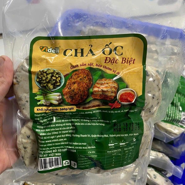 chả ốc đặc biệt videli 360g